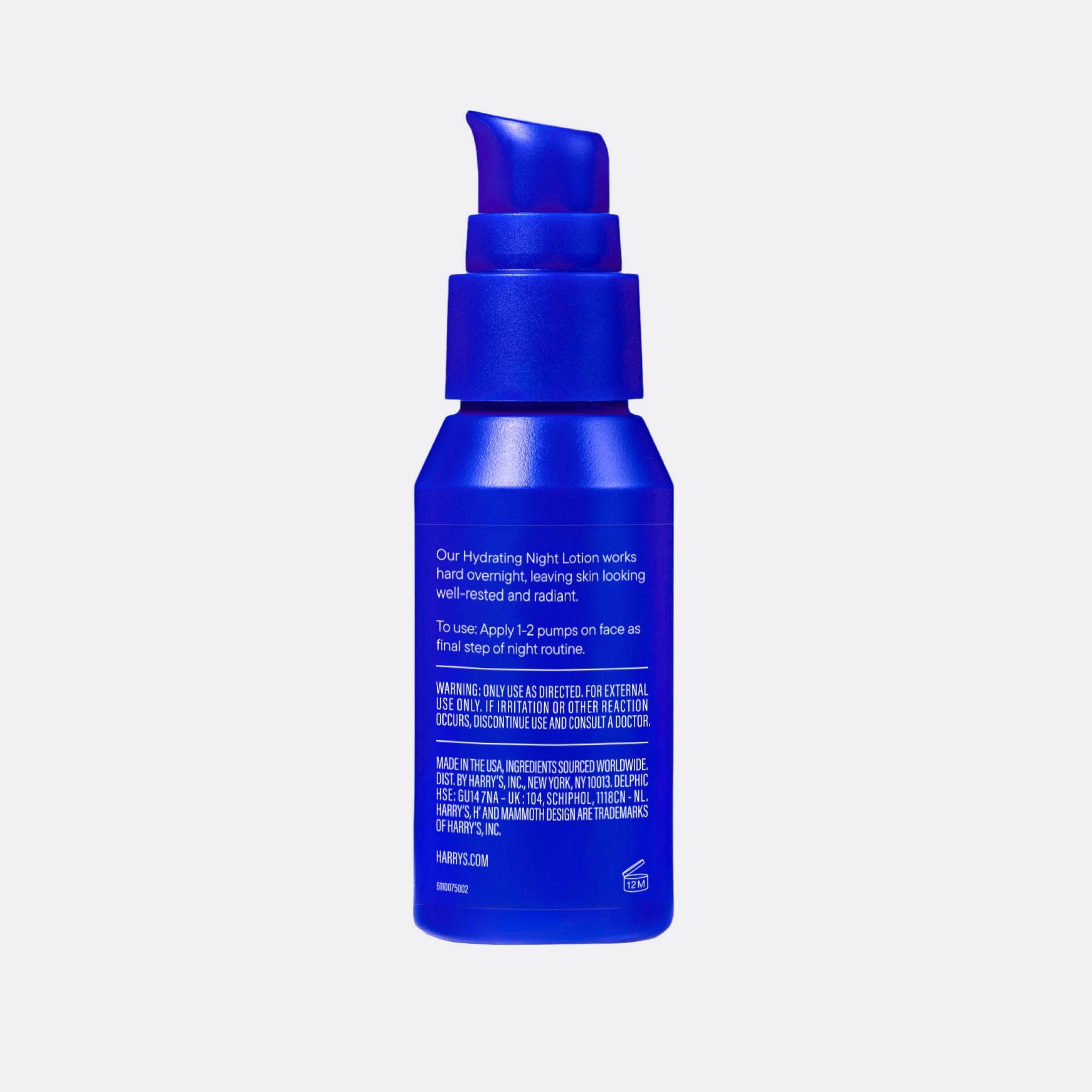 Hydrating Night Lotion 1.7oz - Harry's Face Care