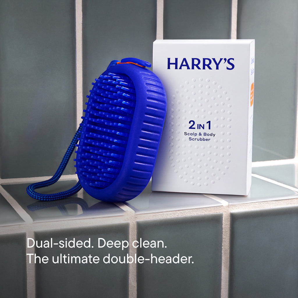 Harry’s 2 In 1 Scalp & Body Scrubber - Morning and Go