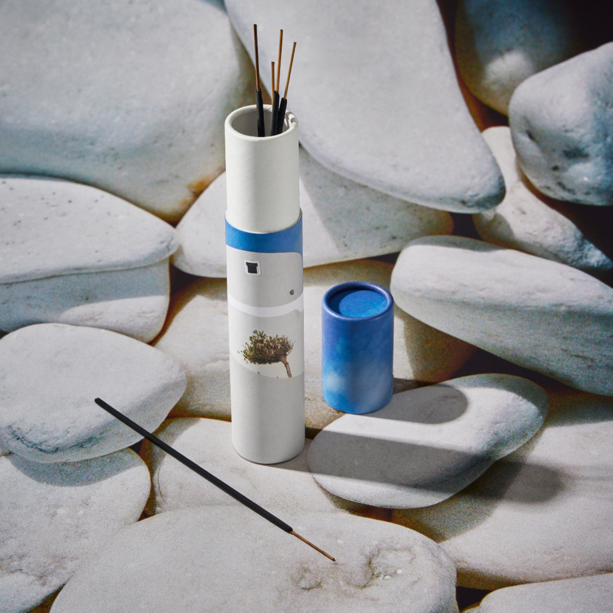Terrazzo Tray and Incense Sticks - For Weekend Shaves