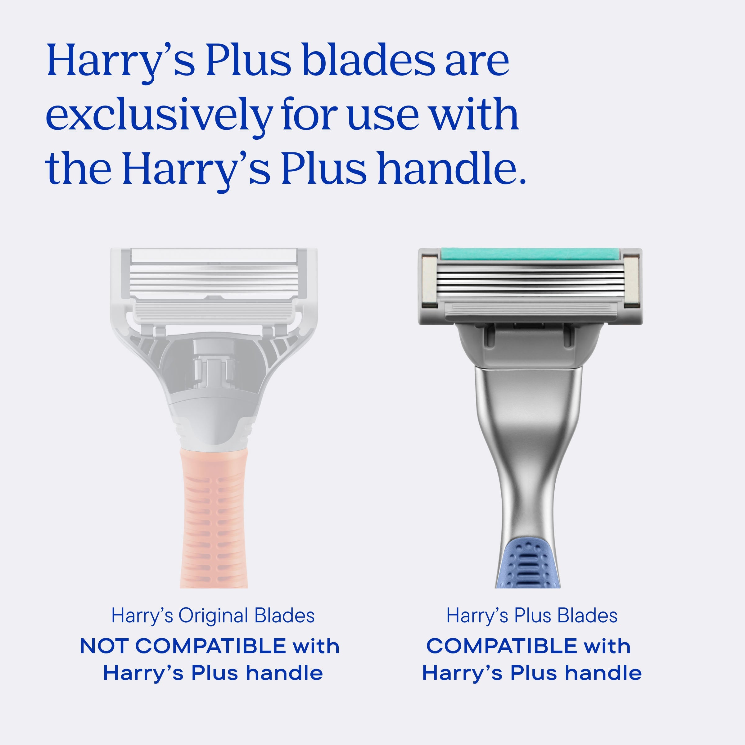 Harry's Plus Handle - Keep Grooming Easy